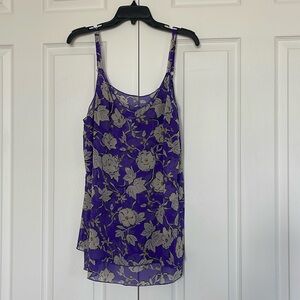 Purple flower Cabi top